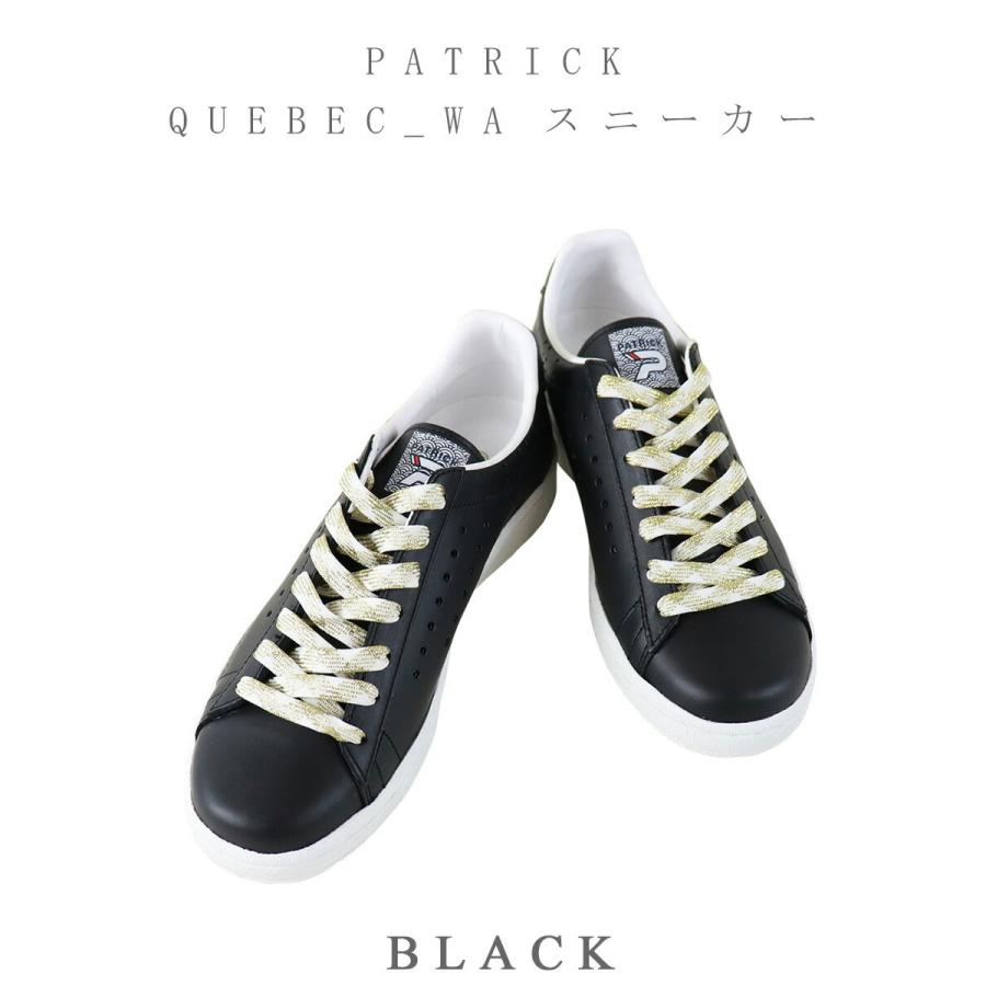 PATRICK パトリック QUEBEC WA ケベック ワ BLACK ブラック 黒 PATRICK パトリック QUEBEC WA ケベック ワ BLACK ブラック 黒