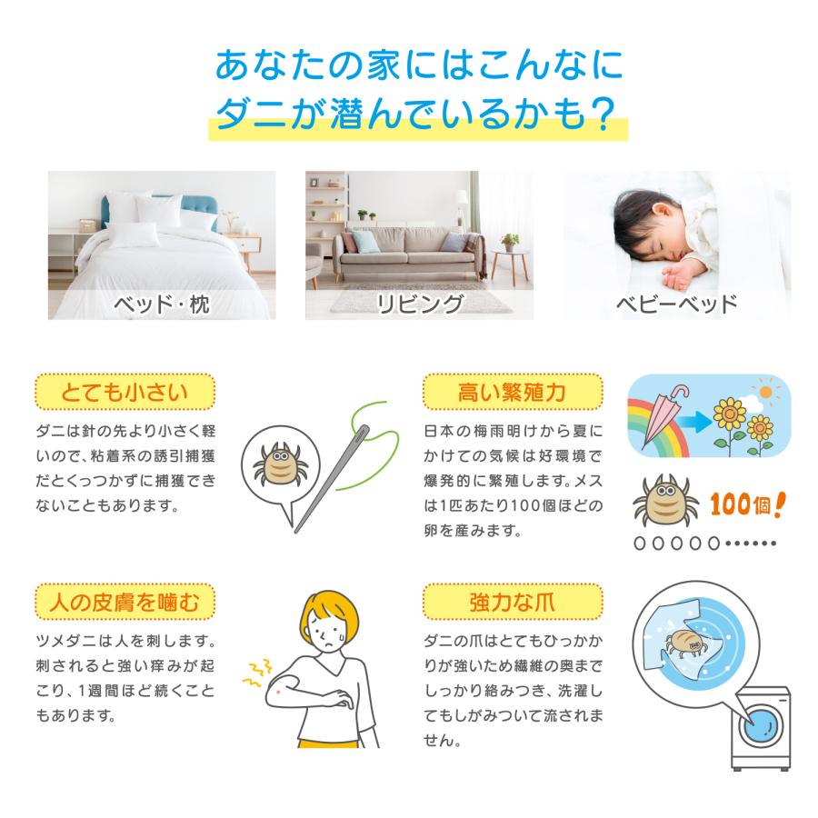 【自動で誘引×乾燥ダニ退治】ダニ捕りくん ダニ ダニ取りシート 3か月持続 ダニ駆除 犬用虫除け ダニ取り ダニ退治 ダニトリシート 5枚入り |  | 02