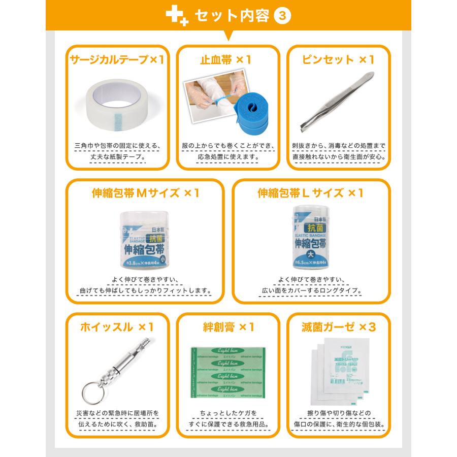 救急セット 中身セット 救急箱 ファーストエイド 登山 応急処置