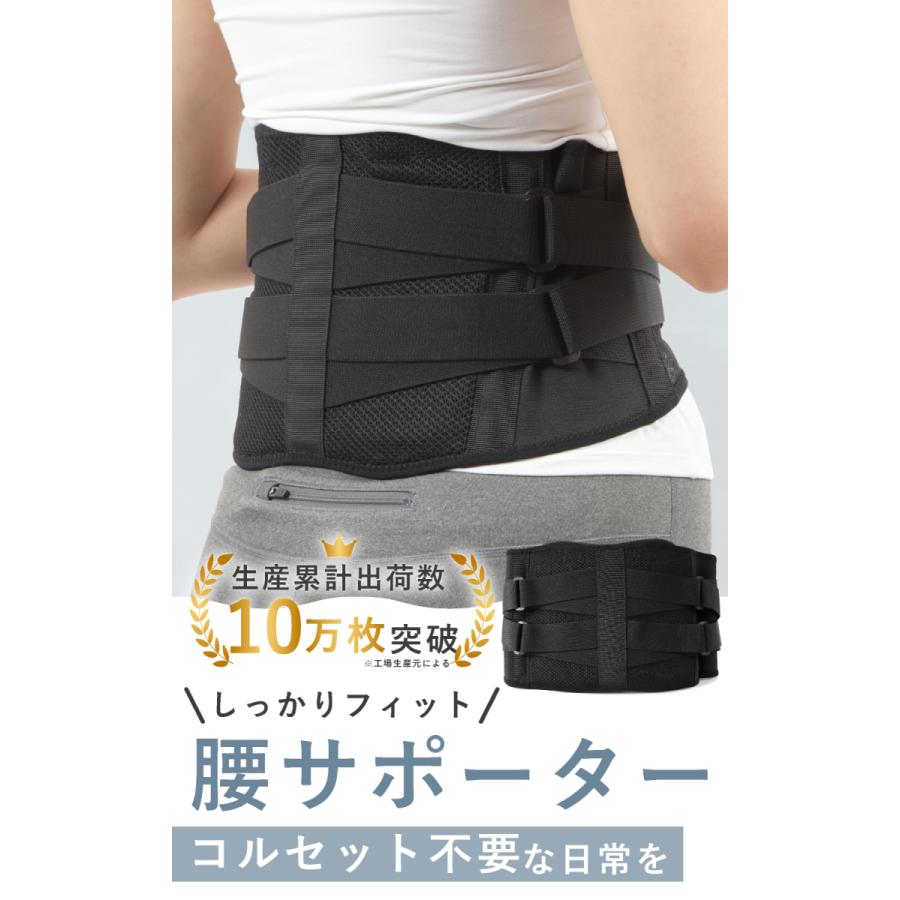 整体師監修】 腰ベルト 腰サポーター 腰用 コルセット 男女兼用 Dr
