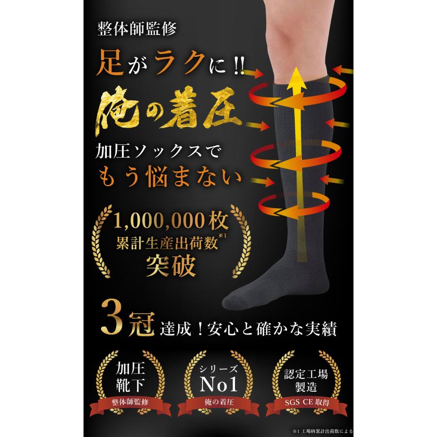 俺の着圧】メンズ 着圧ソックス メンズコンプレッションソックス 男性