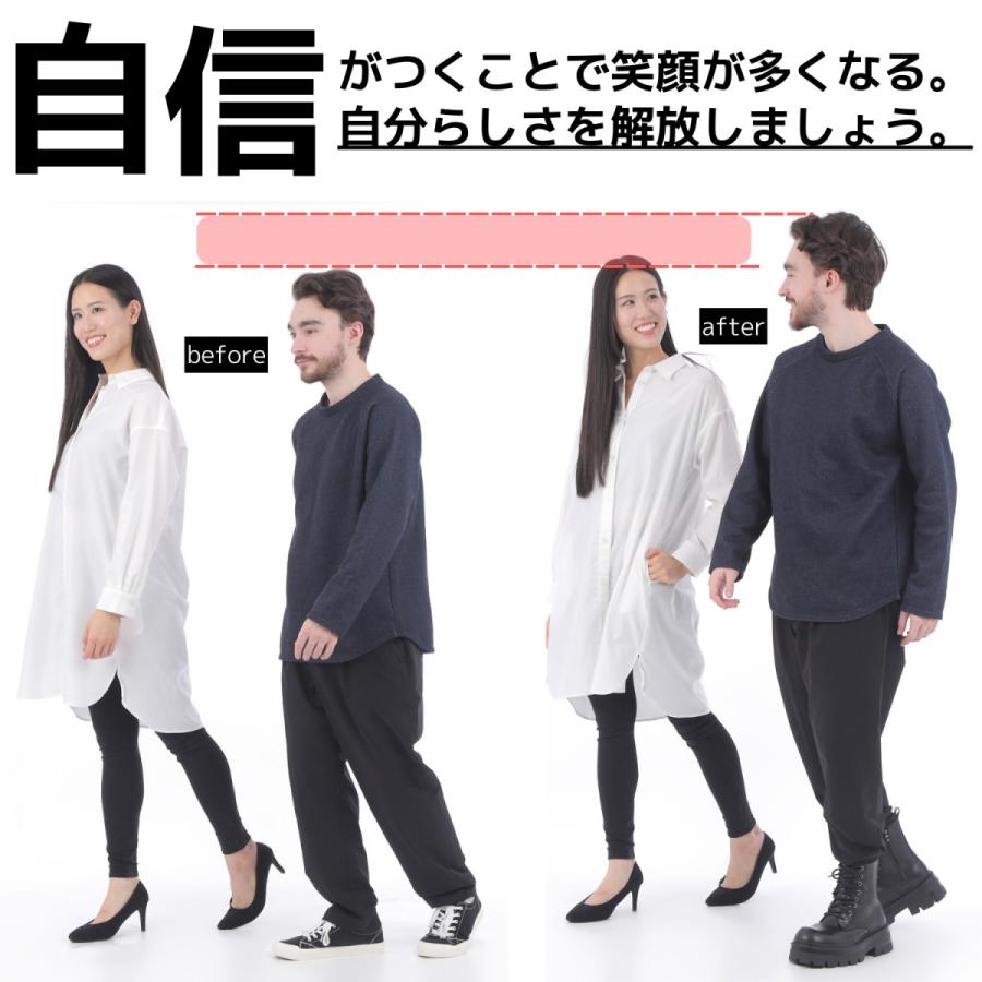 boozd メンズ 10cm身長アップ シークレットブーツ 厚底 革 レザー