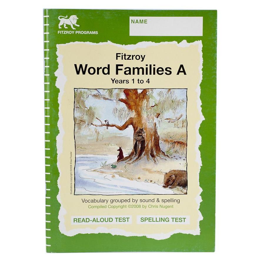 Fitzroy Word Families A｜learners｜01