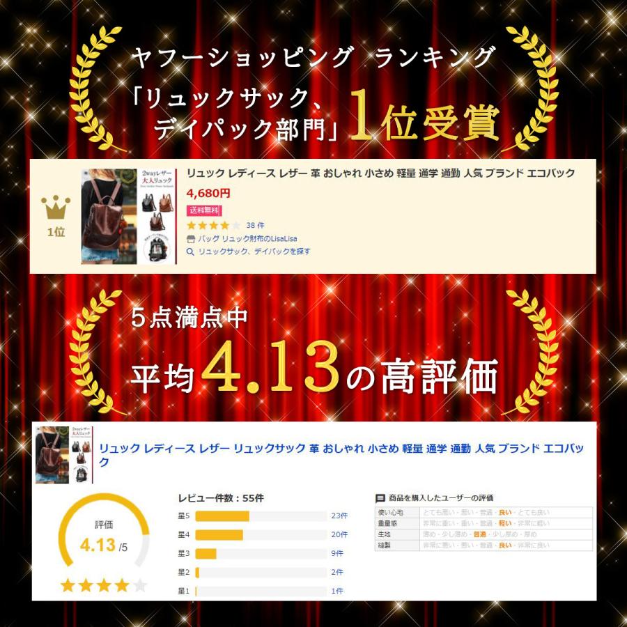 好評受付中 リュック レディース 通勤 きれいめ 軽い おしゃれ 小さめ リュックサック 母の日 撥水 防水 大人 レザー 革 エコバック Aynaelda Com