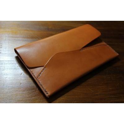 本革袱紗(ふくさ)・セレモニーケース ヌメ革・手縫い : 革工房 TEDDY S