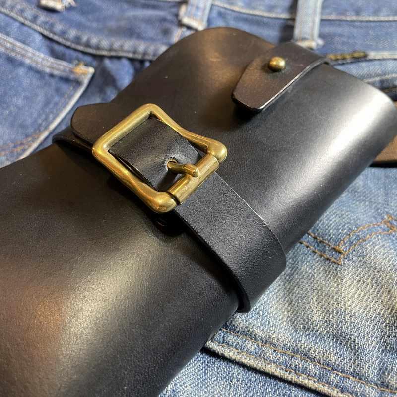 斜め装着スマホホルスター オーダーメイド対応 : 革工房 TEDDY S