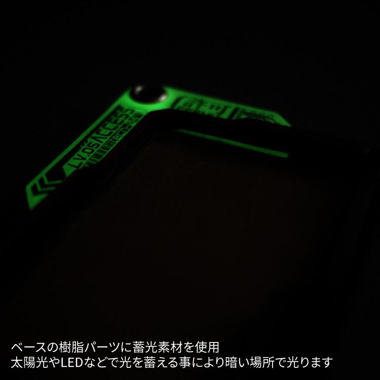 orizontas-tech04 蓄光IDケース パスケース サイバーパンク 牛革