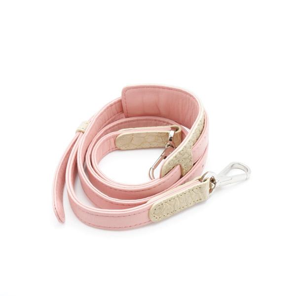 【未使用】レザージュエルズ　2way ハンドバッグ　ショルダー　ピンク　フラワー レザージュエルズ LEATHER JEWELS 本革 クロコダイル 牛革 お出掛け