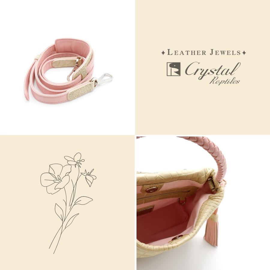 レザージュエルズ LEATHER JEWELS 本革 クロコダイル 牛革 お出掛け