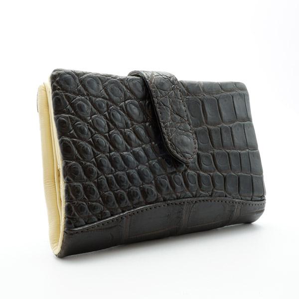 レザージュエルズ LEATHER JEWELS クロコダイル 牛革 二つ折り レザージュエルズ LEATHER JEWELS クロコダイル 牛革 二つ折り