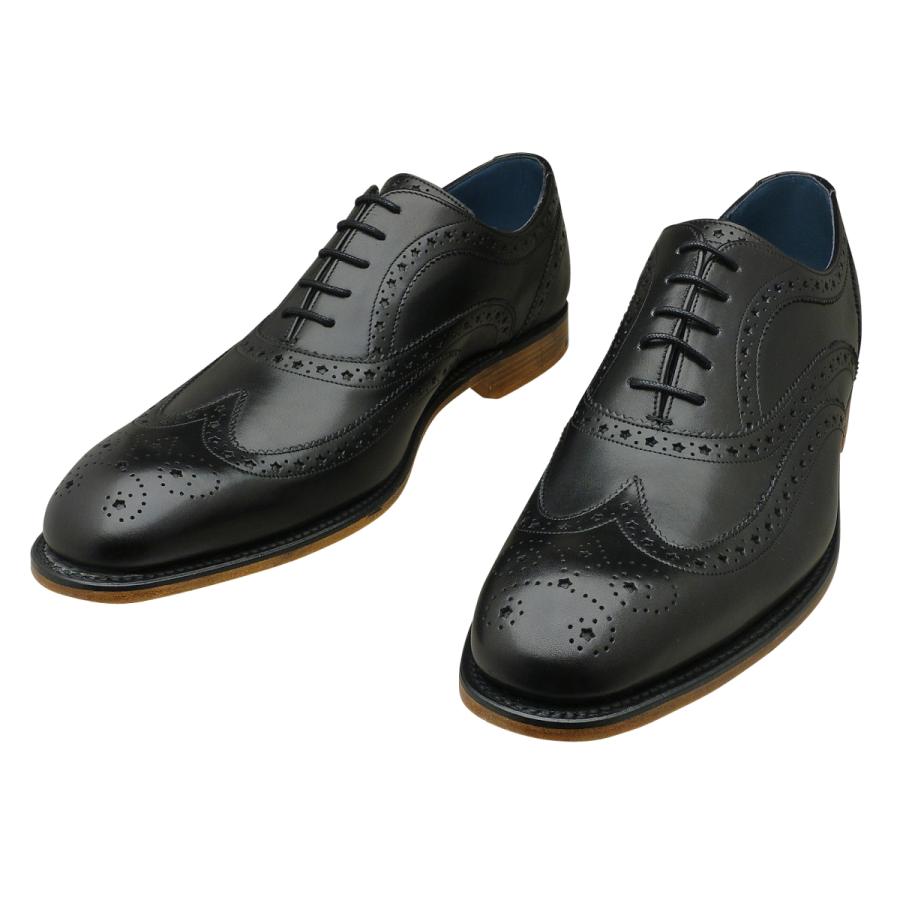 在庫限りセール Barker バーカー 英国製 Creative Collection ウィングチップ Jensen ジェンセン ブラックカーフ 紳士 靴 革靴 本革 Barker Jensen B レザーラウンドアバウト 通販 Yahoo ショッピング