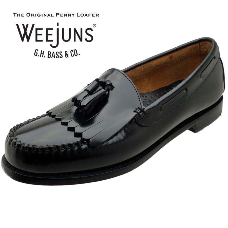 バス ローファー メンズ Gh Bass Weejuns キルトタッセルローファー レイトン ブラック 人気ブランド