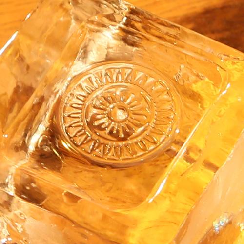 氷 刻印 アイス スタンプ Lサイズ 彫刻 ロック氷 キューブアイス 氷型