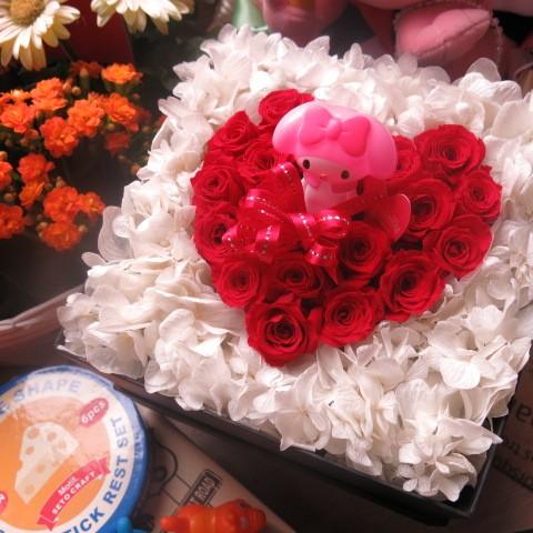 ホワイトデーお返し 彼女 女性 友達 プレゼント マイメロ ハート フラワーギフト ボックスタイプ プリザーブドフラワー Box Heart Pre Maimero W2 フラワーガーデンリーブス 通販 Yahoo ショッピング