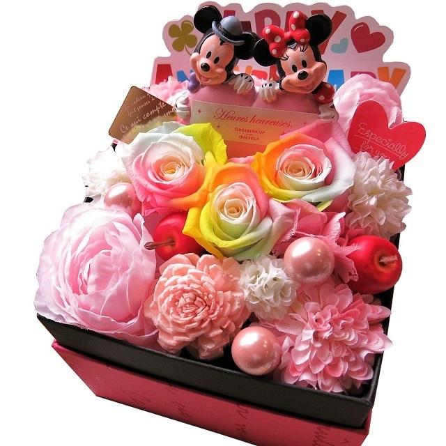 あすつく 誕生日プレゼント 彼女 人気 ディズニー レインボーローズ プリザーブドフラワー ミッキー ミニー ハート 結婚祝い 記念日 送別 退職祝い 発表会 Box Rainbow Mmheart 0805 1 フラワーガーデンリーブス 通販 Yahoo ショッピング