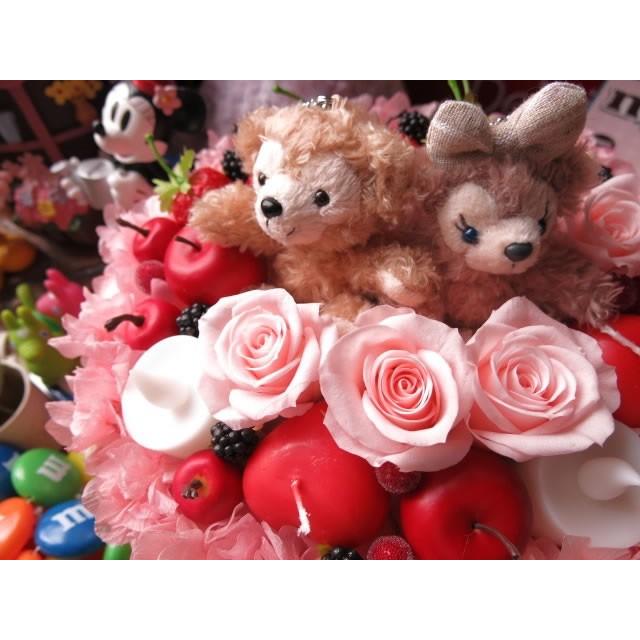 Disney（ディズニー） プリザーブドフラワー お誕生日 ダッフィー