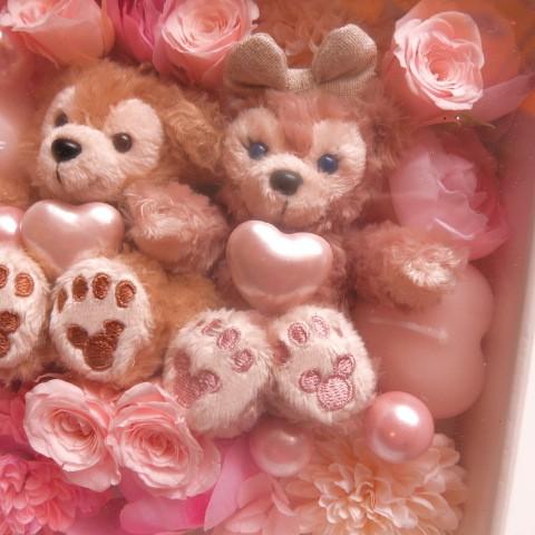 Disney（ディズニー） ダッフィー シェリーメイ 花 プレゼント 額