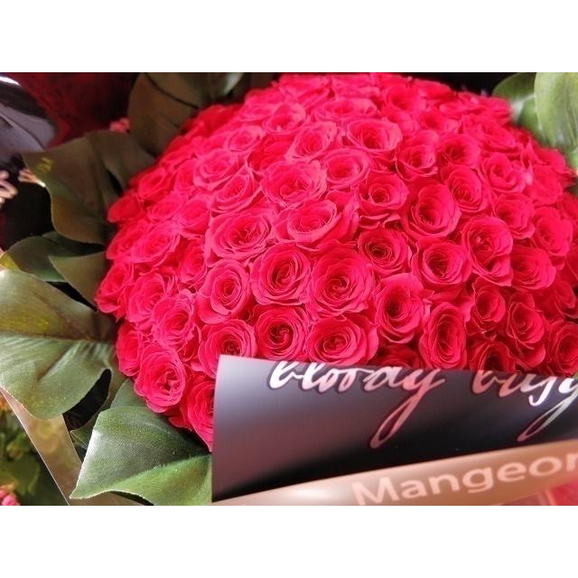 公式の プロポーズ 彼女 花束風 フラワーギフト 枯れない バラ 100本 プリザーブドフラワー使用 枯れないバラ 100本 30 40 ケース付き 新版