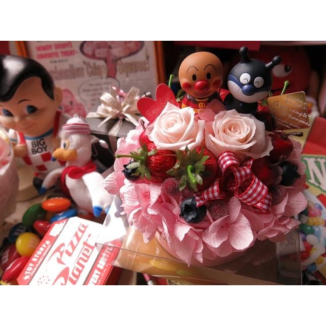 周年祝 アンパンマン マスコット入り 花 プリザーブドフラワー入り フラワーケーキ ケース入り Pre Cake Anpanman Mascot2 003 フラワーガーデンリーブス 通販 Yahoo ショッピング