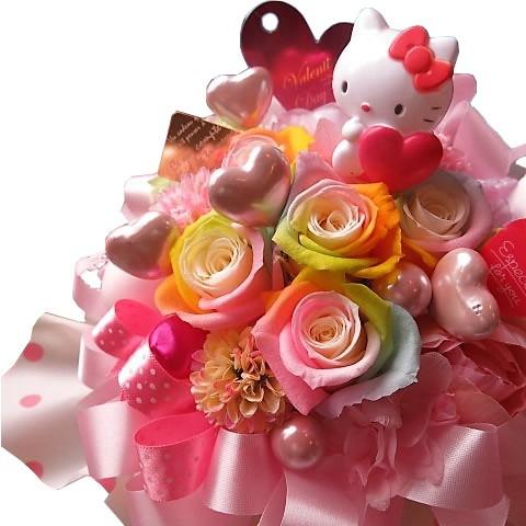 sanrio あすつく キティ入り 花束風ギフト キティちゃん付き sanrio あすつく キティ入り 花束風ギフト キティちゃん付き