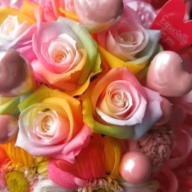 プリザーブドフラワー ケース付き 花束 ギフト あすつく 誕生日