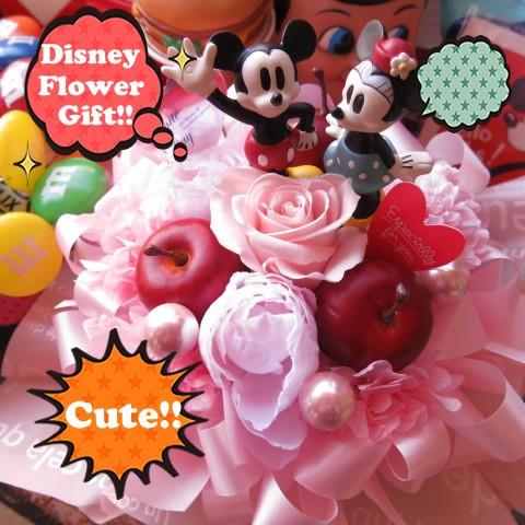 Disney - 一緒になる祝賀会 ウォルトディズニー パディ ミニー お花差し上げ物 プリザーブドフラワー 爪 プリザーブドフラワー-花、ガーデニング
