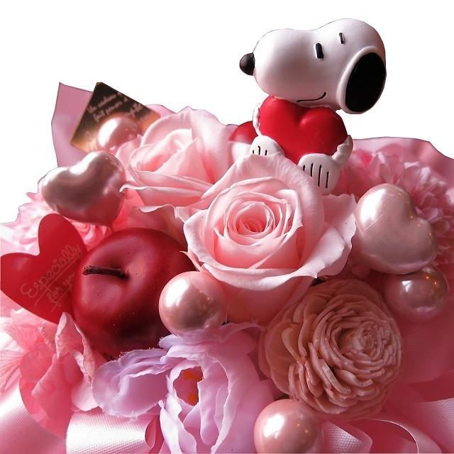 お誕生日 プチ ピンク スヌーピーハート入り ピンクバラ プリザーブドフラワー入りギフト ケース付き Puti Pink2 Casu Sunuhato 002 フラワーガーデンリーブス 通販 Yahoo ショッピング
