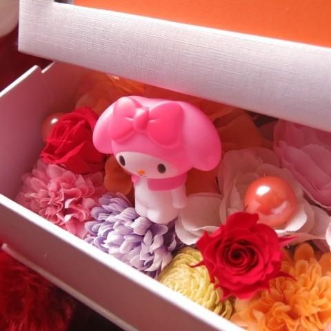 sanrio（サンリオ） プリザーブドフラワー お誕生日 マイメロ 花 写真