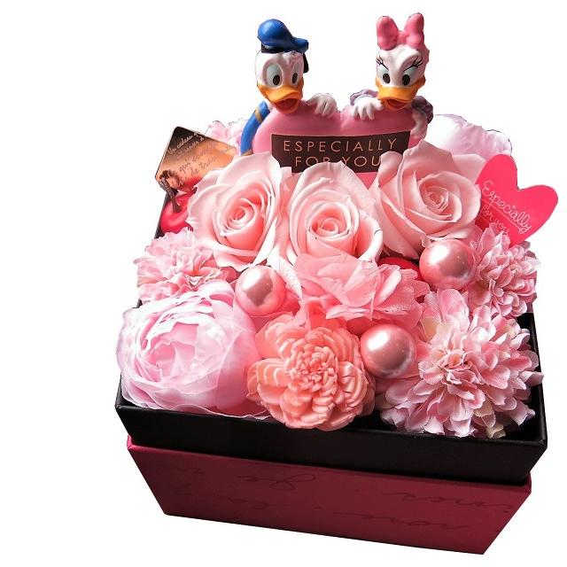 ホワイトデーお返し 彼女 女性 奥様 ディズニー ドナルド デージー ハート 花束風ギフト ボックス入り プリザーブドフラワー White Box Ddheart 001 フラワーガーデンリーブス 通販 Yahoo ショッピング