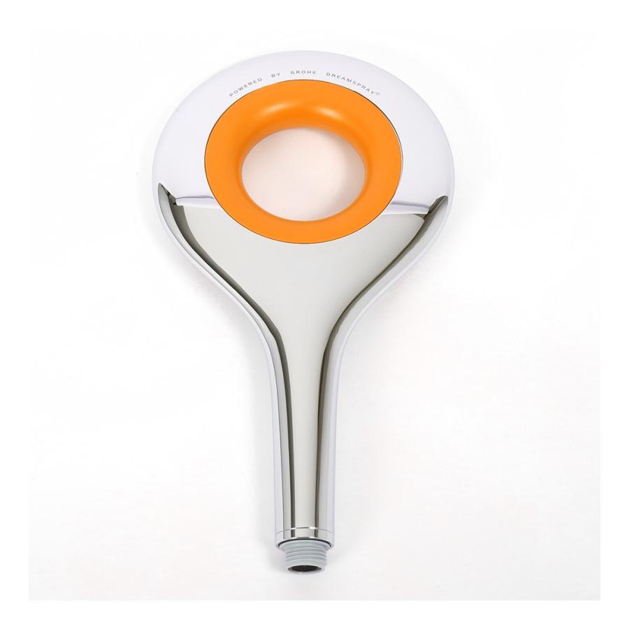 GROHE グローエ Rainshower Icon 150 カラー：ORANGE レインシャワー アイコン 150mm シャワーヘッド [27444000]｜leben｜03