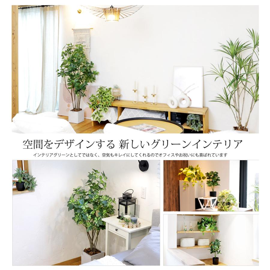 リーベン シェフレラ 40cm フェイクグリーン 小型 観葉植物 ファイバー