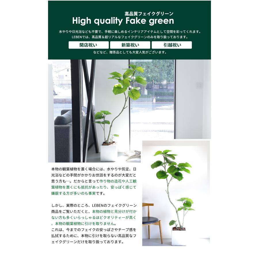 リーベン フェイクグリーン フィカス ウンベラータ 160cm 無 リーベン フェイクグリーン フィカス ウンベラータ 160cm 無