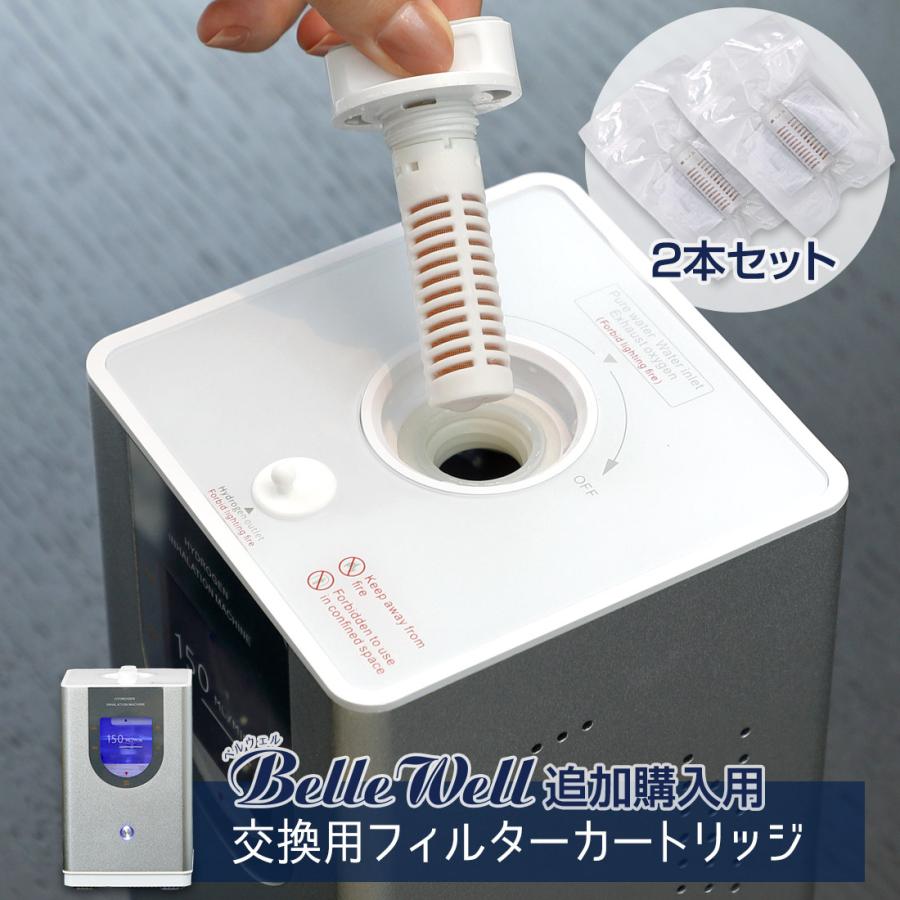 交換用フィルターカートリッジ 2本セット BellWelle 150ml専用 水素