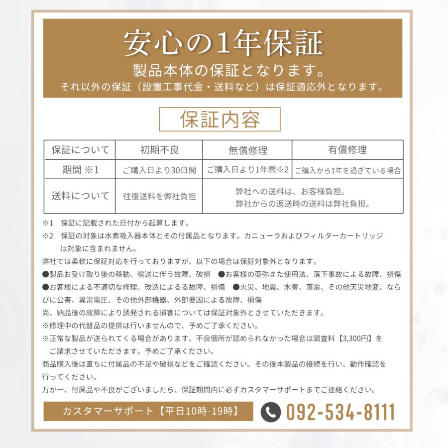 水素吸入器 150ml 高濃度水素生成器 毎分水素約 届いてすぐ使える