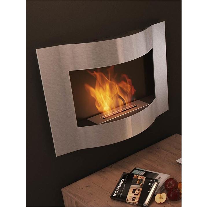 壁掛け　バイオエタノール暖炉　 シルバー 壁掛け バイオエタノール暖炉 シルバー 壁掛け バイオエタノール 暖炉