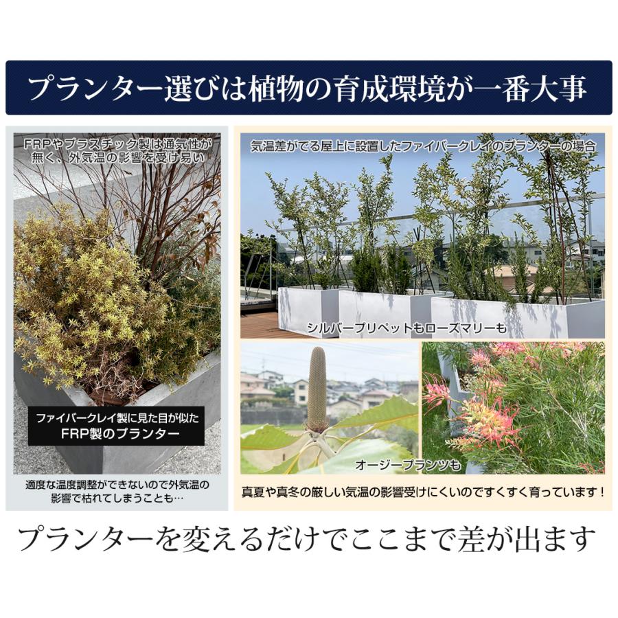 リーベン 【☆ご購入特典あり】プランター 植木鉢 おしゃれ 大型 幅38