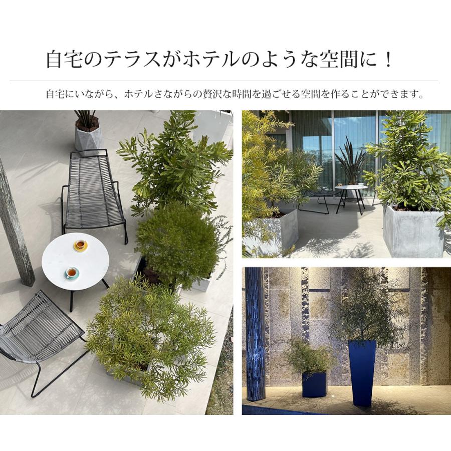 プランター 大型　ガーデニング 幅100×奥行42×高さ42cm  長方形 大きい 植木鉢 おしゃれ　ファイバークレイ｜leben｜10