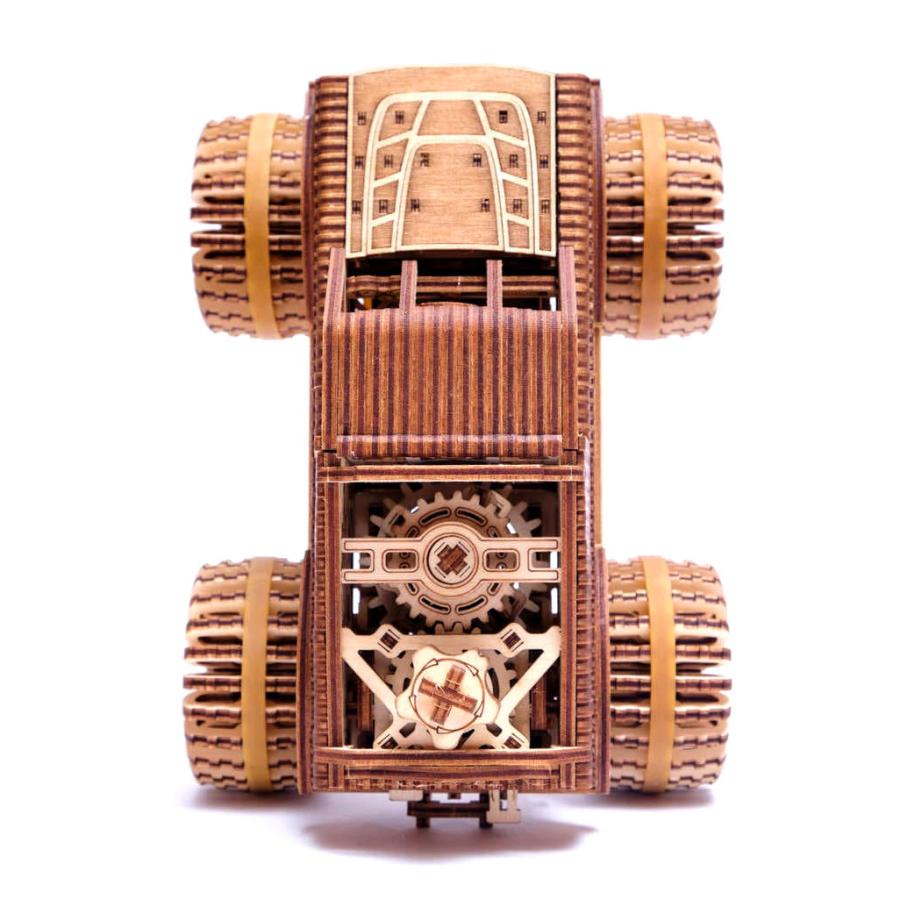 3Dウッドパズル ウッドトリック モンスタートラック 木製3Dパズル｜lebenwood｜08