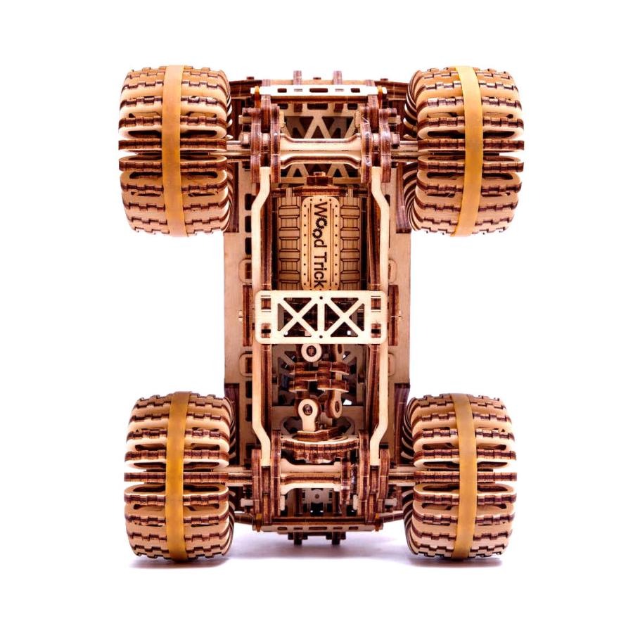 3Dウッドパズル ウッドトリック モンスタートラック 木製3Dパズル｜lebenwood｜09