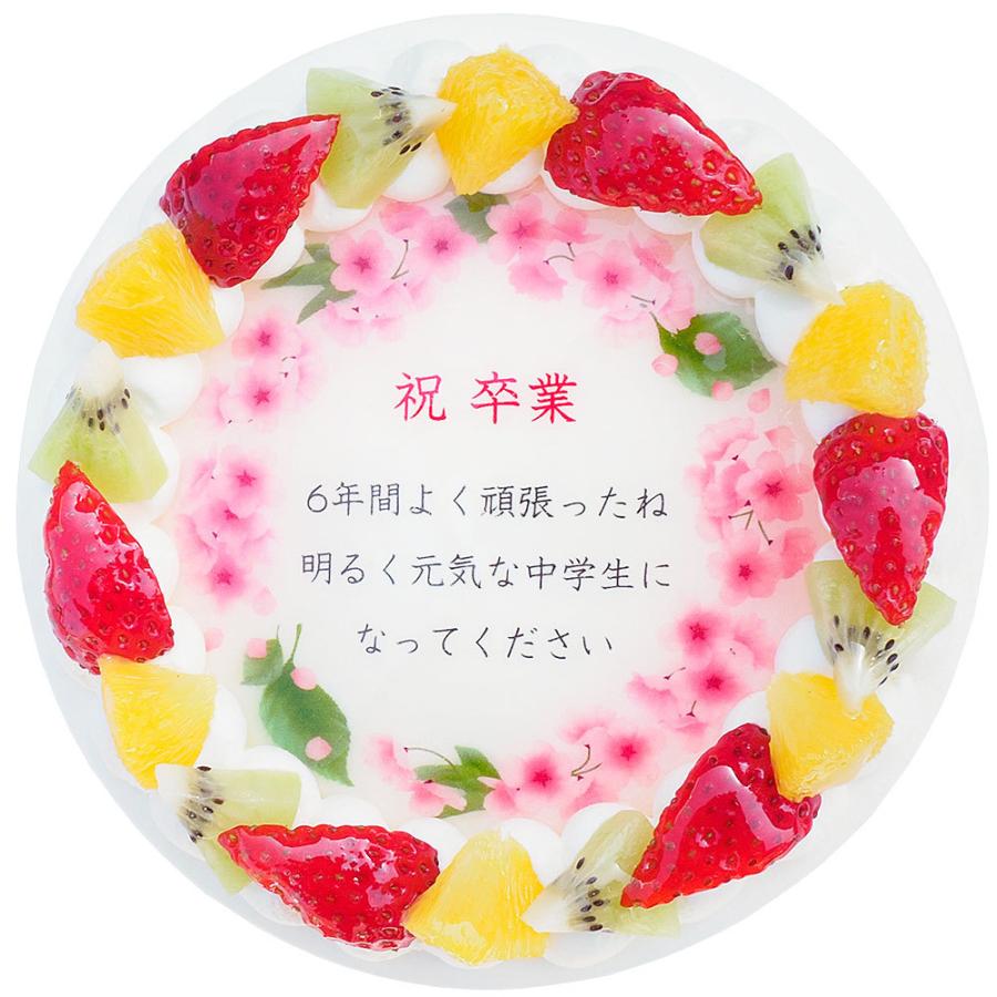 高品質 春のお祝い桜ケーキ メッセージ入りフルーツ三種生クリーム 6号 バースデーケーキ 誕生日ケーキ Wantannas Go Id