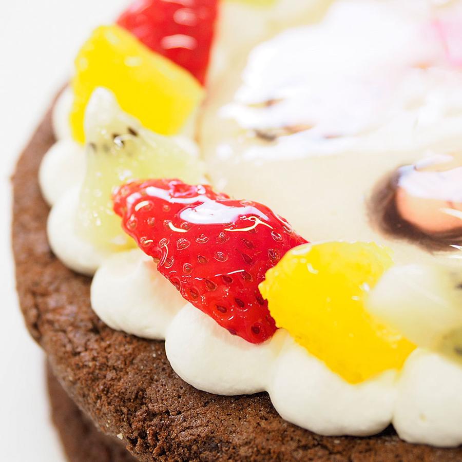 写真ケーキ ガトーショコラケーキ デコレーション 6号 フォトケーキ イラスト プリント Gateau 6 P2 Cake Express 通販 Yahoo ショッピング