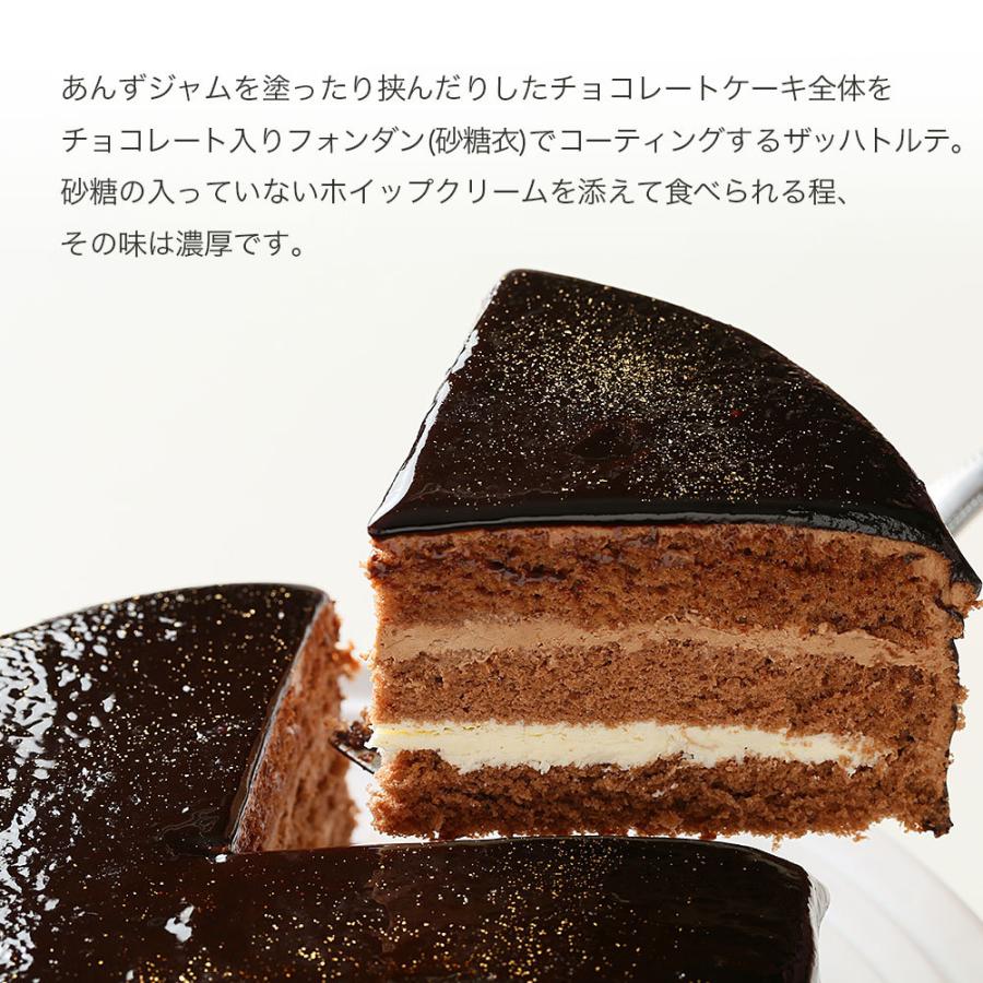写真ケーキ ザッハトルテ チョコレートケーキ デコレーション 5号 フォトケーキ イラスト Sachertorte 5 P2 Cake Express 通販 Yahoo ショッピング