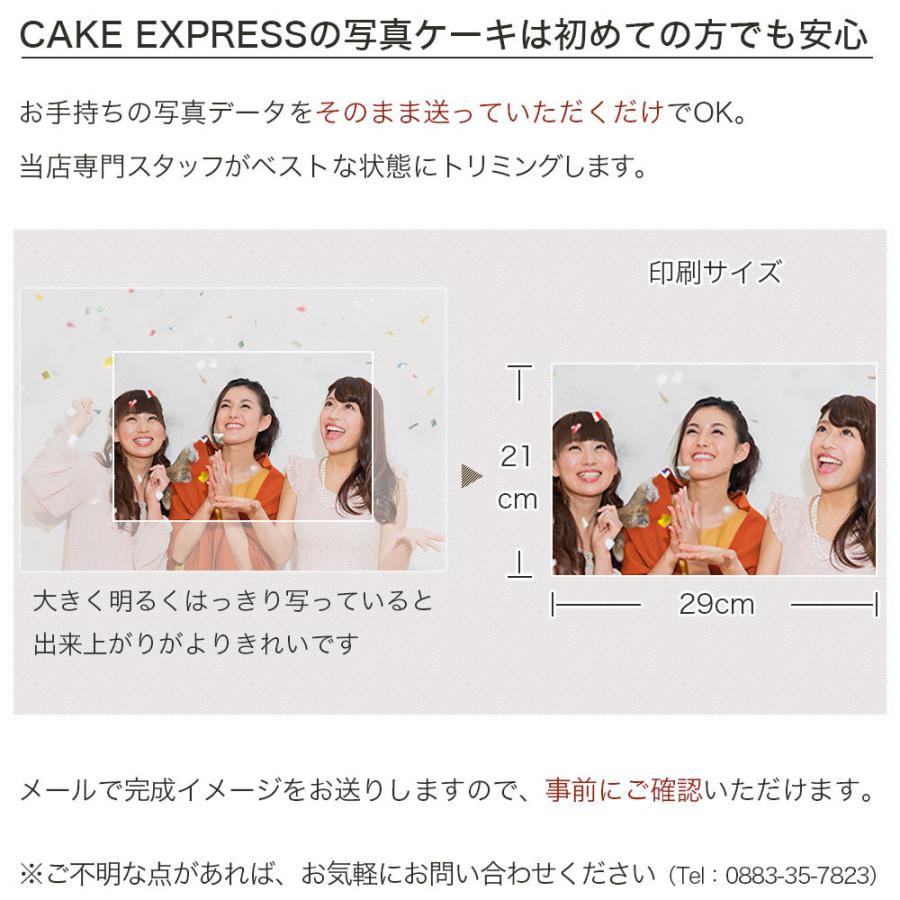 写真ケーキ スクエア型 フルーツ生クリーム 50 35cm フォトケーキ イラスト プリント Square Cake Express 通販 Yahoo ショッピング