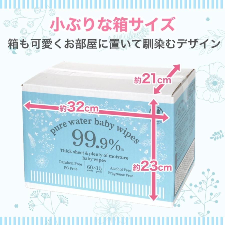 おしりふき 純水99.9% 水分たっぷり ネット限定 厚手 60枚×15個 おしり拭き お尻拭き レック レックダイレクト 赤ちゃんおしりふき 赤ちゃん 出産祝い lec | LEC | 08