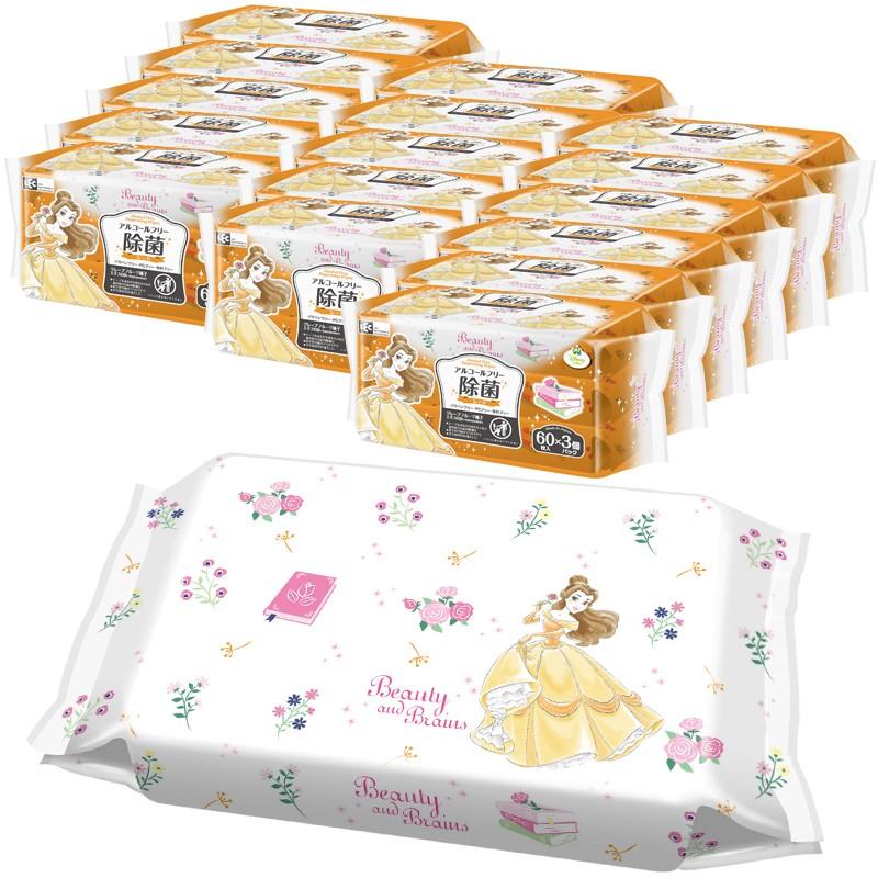除菌シート ノンアルコール 大容量 枚 60枚x48個 ディズニー ベビー 美女と野獣 ベル 送料無料 レックダイレクト 通販 Paypayモール
