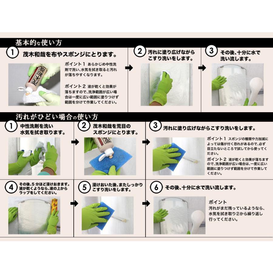 茂木和哉 80ml 水垢取り 水垢取り洗剤 うろこが取れる ウロコ取り 水垢 掃除 レック | LEC | 06