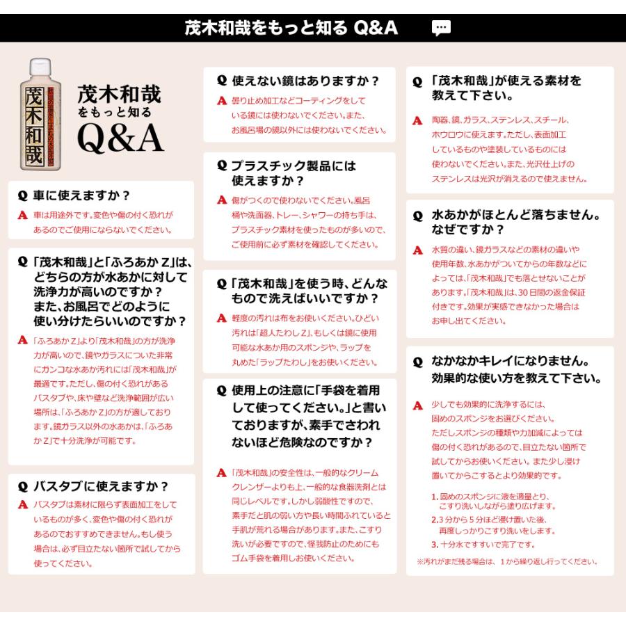 茂木和哉 80ml 水垢取り 水垢取り洗剤 うろこが取れる ウロコ取り 水垢 掃除 レック | LEC | 07