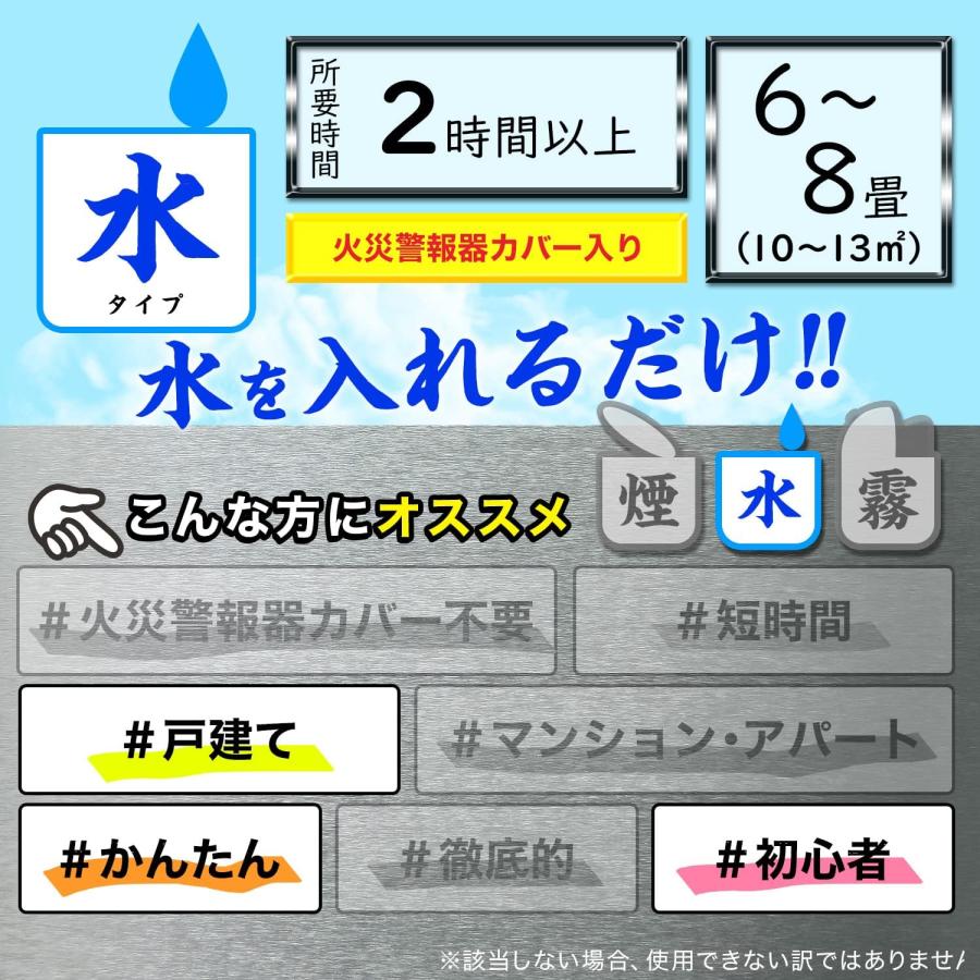 バルサン バルサン【水タイプ】火を使わない(6〜8畳用)3個 バルサン バルサン【水タイプ】火を使わない(6〜8畳用)3個