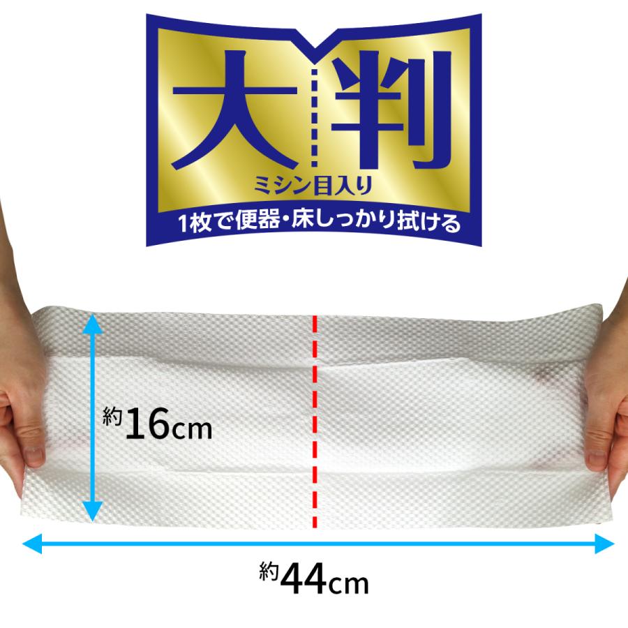 激落ちトイレクリーナー 【大判10枚入×2個パック】流せる除菌トイレシート 激落ちくん レック｜lecdirect｜02