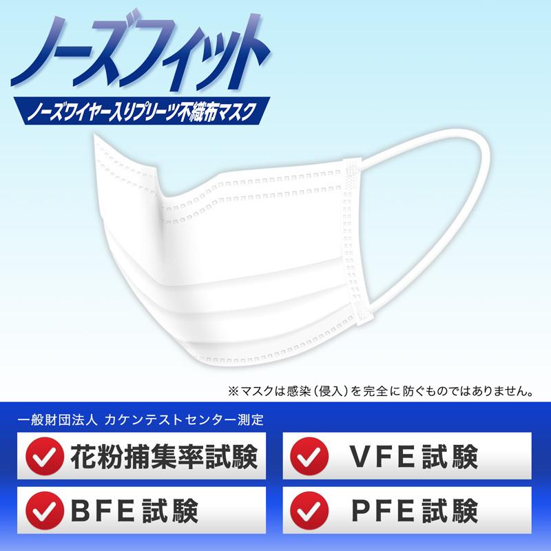 不織布マスク 日本メーカー 普通サイズ 360枚 30枚×12箱セット ノーズフィット マスク 全国マスク工業会 レック マーク入り 99％カット ※工場は中国｜lecdirect｜04